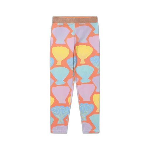 Stella Mccartney Kids Seashell-Printed Stretched Leggings