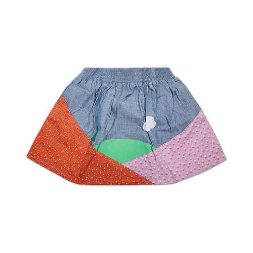 Stella Mccartney Kids Panelled Elastic Waist Skirt