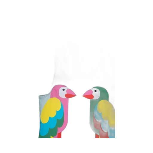 Stella Mccartney Kids Parrots Printed Ruffled Sleeveless Swimsuit