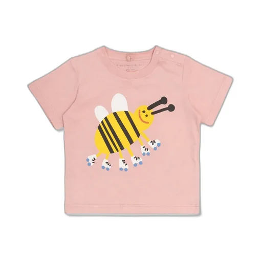 Stella Mccartney Kids Bee-Printed Crewneck T-Shirt