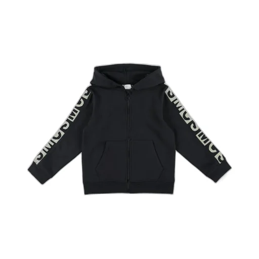 Stella Mccartney Kids Logo-Jacquard Zip-Up Hoodie