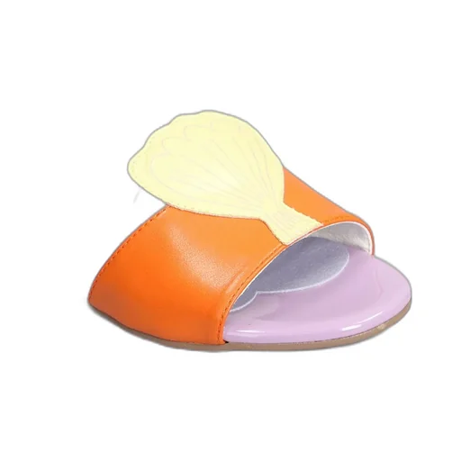 Stella Mccartney Kids Seashell Ankle Strapped Sandals