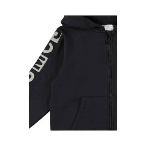 Stella Mccartney Kids Logo-Jacquard Zip-Up Hoodie