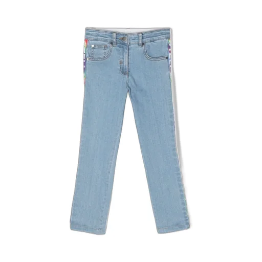 Stella Mccartney Kids Mid-Rise Straight-Leg Jeans