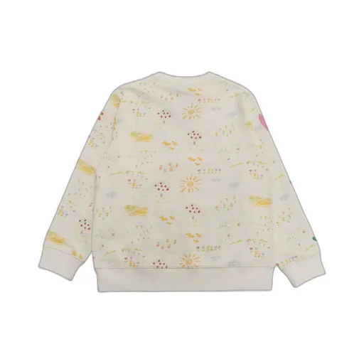 Stella Mccartney Kids Logo Patch Creweneck Sweatshirt