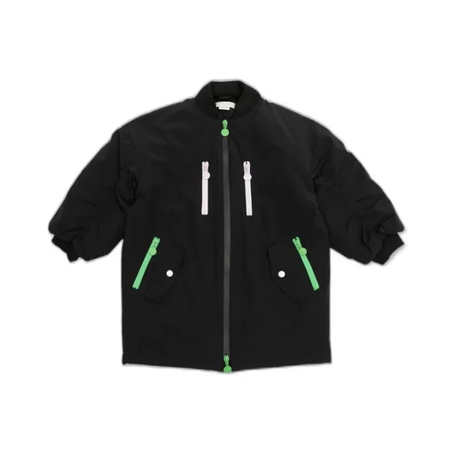 Stella Mccartney Kids Logo Printed Bomber Jacket