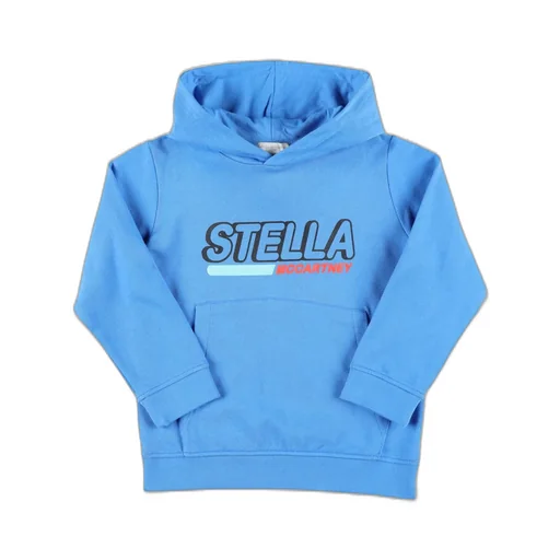 Stella Mccartney Kids Logo Printed Straight Hem Hoodie