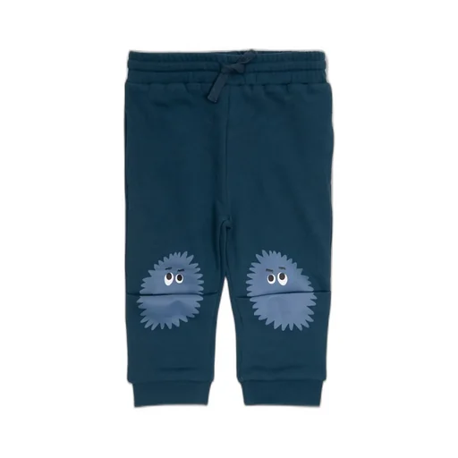 Stella Mccartney Kids Monster Knee Patch Drawstring Track Pants