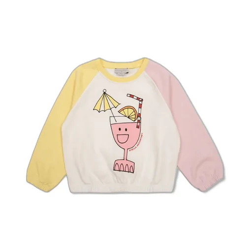 Stella Mccartney Kids Lemonade Printed Crewneck Sweatshirt