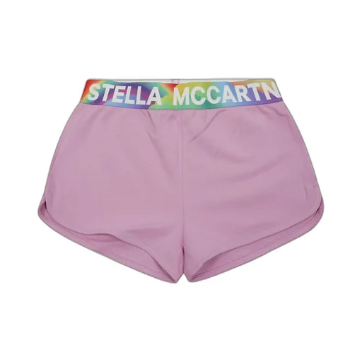 Stella Mccartney Kids Logo Tape Shorts