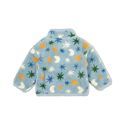 Stella Mccartney Kids Graphic Printed Shearling Jacket
