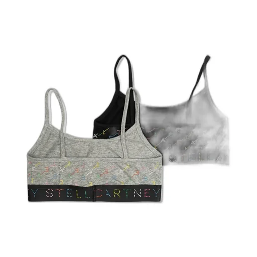 Stella Mccartney Kids Logo Printed Pack Of Two Bras