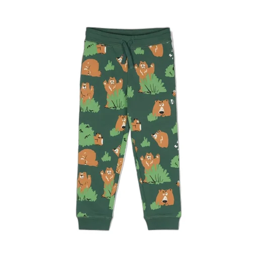 Stella Mccartney Kids Bear-Printed Drawstring Trousers