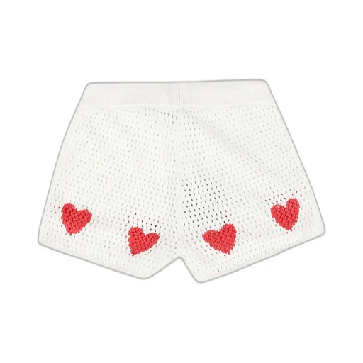 Stella Mccartney Kids Crocheted Drawstring Shorts