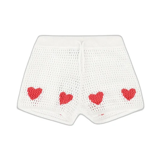 Stella Mccartney Kids Crocheted Drawstring Shorts