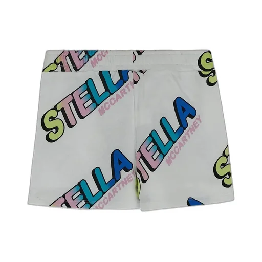 Stella Mccartney Kids Logo Printed Jersey Shorts