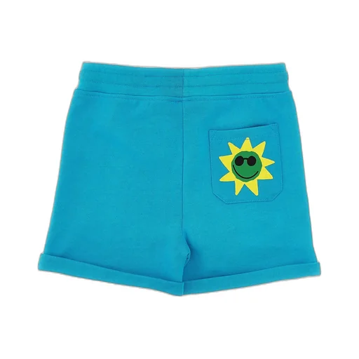 Stella Mccartney Kids Logo Patch Drawstring Shorts