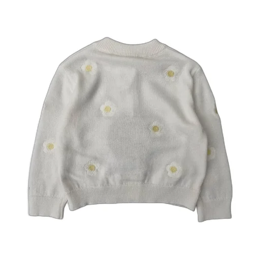Stella Mccartney Kids Floral-Embroidered Knitted Cardigan