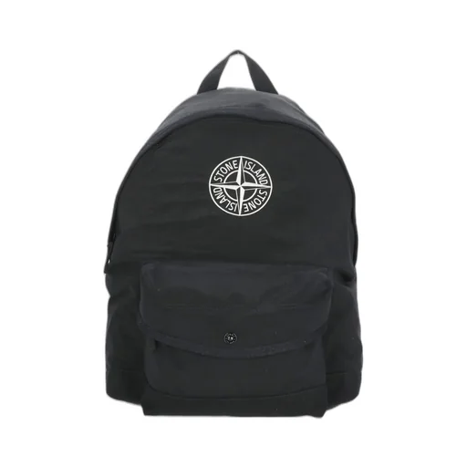 Stone Island Junior Logo Patch Backpack