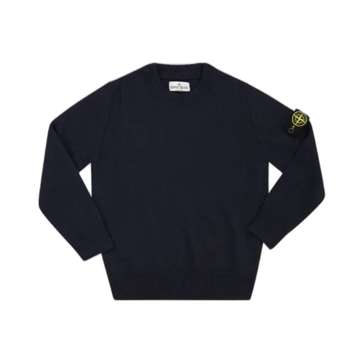 Stone Island Junior Logo Patch Crewneck Jumper