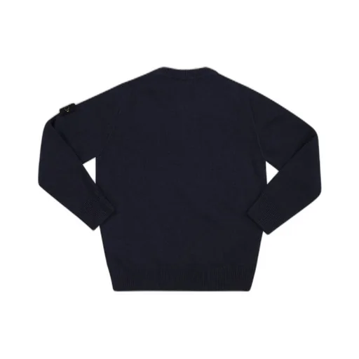 Stone Island Junior Logo Patch Crewneck Jumper