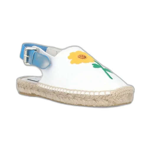 Stella Mccartney Kids Floral Embroidered Slingback Sandals