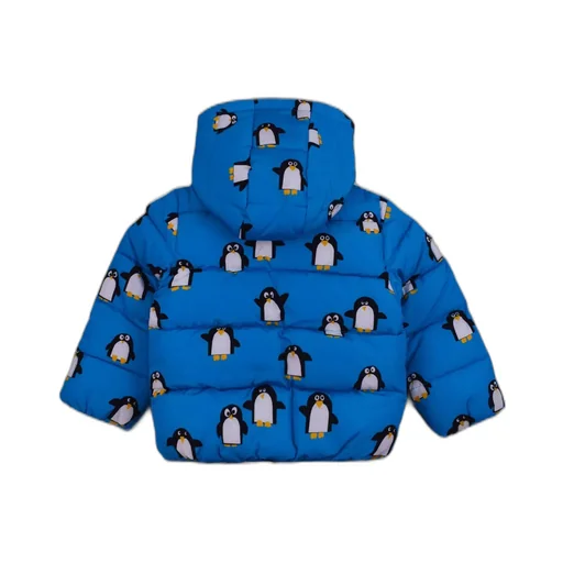 Stella Mccartney Kids Penguin-Printed Zipped Puffer Jacket