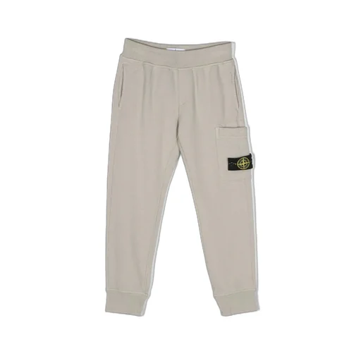 Stone Island Junior Logo Patch Trousers