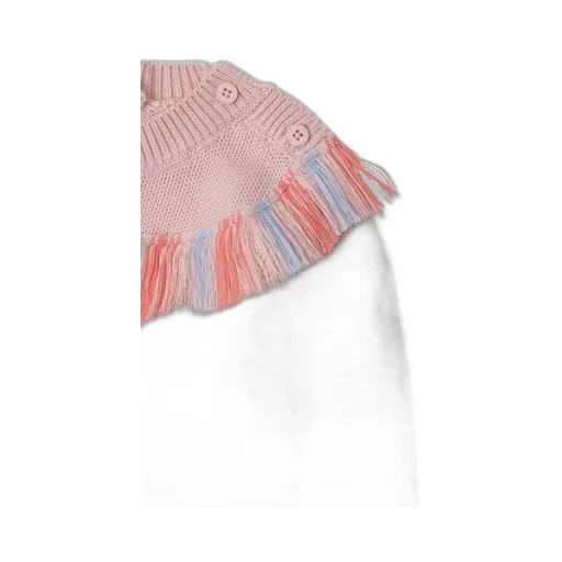 Stella Mccartney Kids Frayed Detail Crewneck Jumper