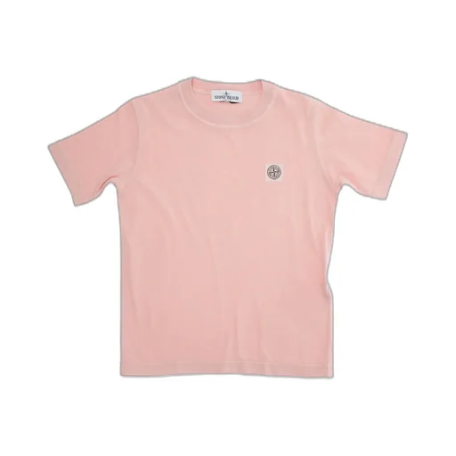 Stone Island Junior Compass Patch Short Sleeved T-Shirt