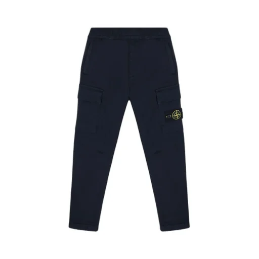Stone Island Junior Compass Patch Cargo Pants