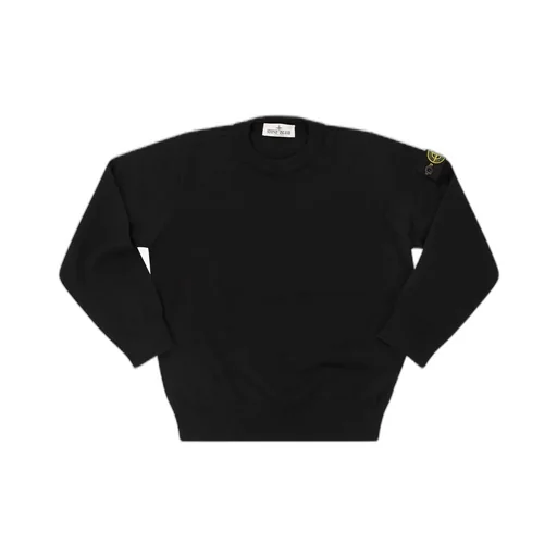 Stone Island Junior Logo Patch Crewneck Jumper