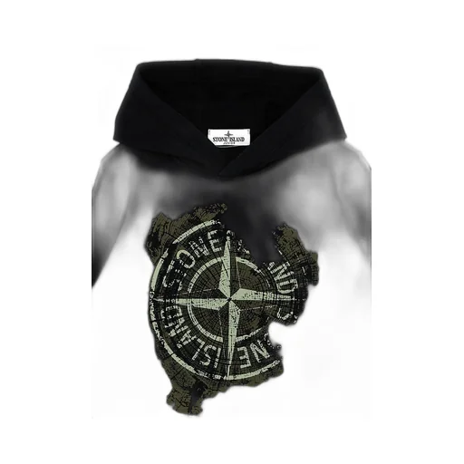 Stone Island Junior Logo-Printed Hoodie
