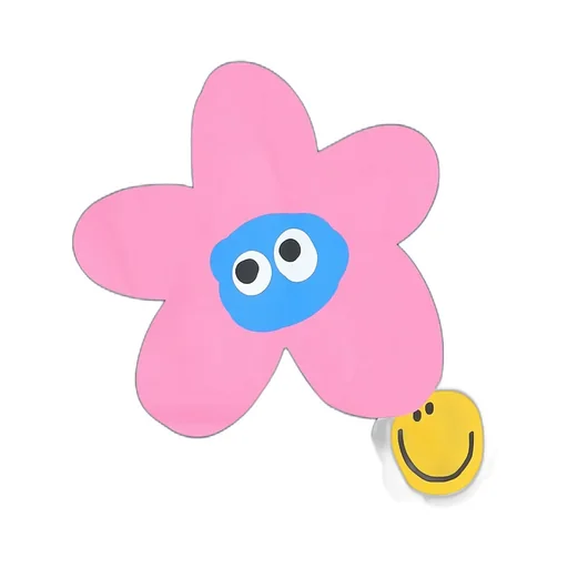 Stella Mccartney Kids Smiley Flower Long-Sleeved Crewneck T-Shirt