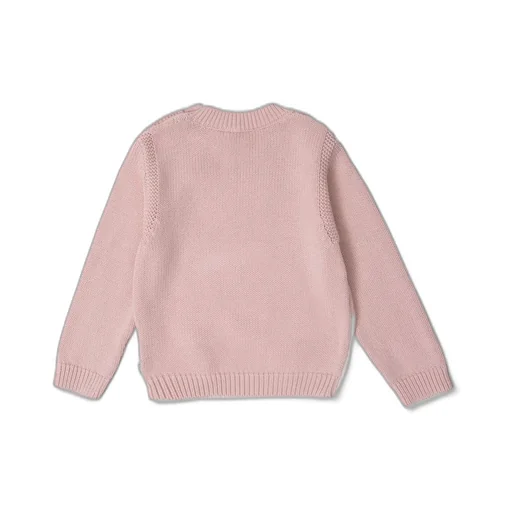 Stella Mccartney Kids Frayed Detail Crewneck Jumper