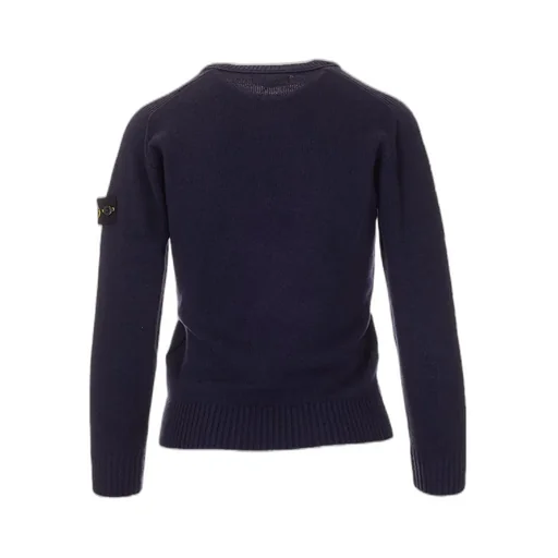 Stone Island Junior Logo Patch Crewneck Jumper