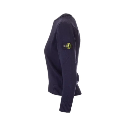 Stone Island Junior Logo Patch Crewneck Jumper