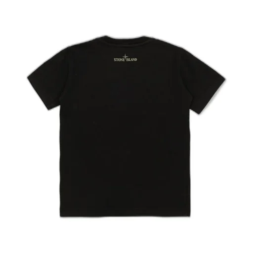 Stone Island Junior Compass Printed Crewneck T-Shirt