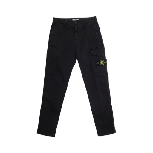 Stone Island Junior Logo Patch Cargo Trousers