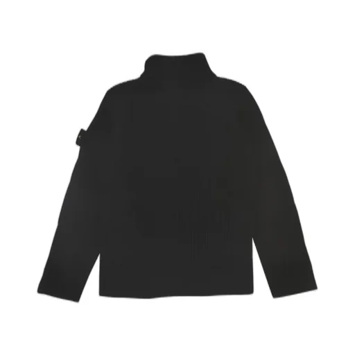 Stone Island Junior Compass-Patch Roll-Neck Jumper