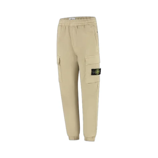 Stone Island Junior Compass Patch Cargo Pants