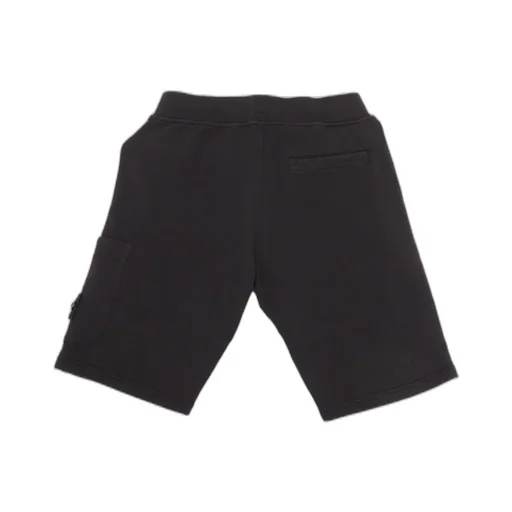 Stone Island Junior Compass-Patch Elasticated Waistband Shorts