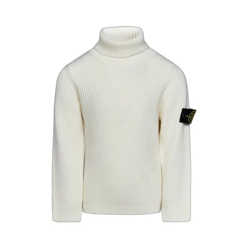Stone Island Junior Compass-Badge Knitted Jumper