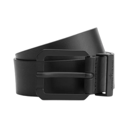 Stone Island Junior Logo Engraved Belt