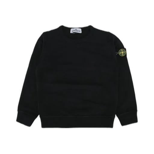 Stone Island Junior Logo-Patch Crewneck Sweatshirt