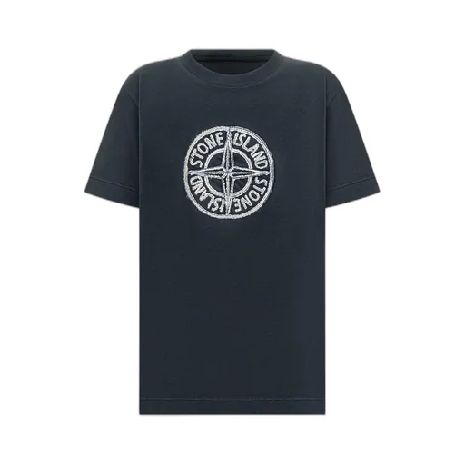 Stone Island Junior Compass Patch Crewneck T-Shirt