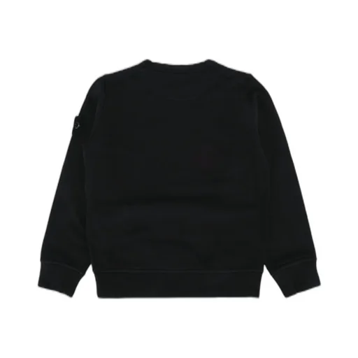 Stone Island Junior Logo-Patch Crewneck Sweatshirt