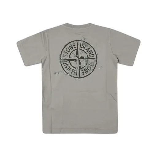 Stone Island Junior Logo Printed Crewneck T-Shirt