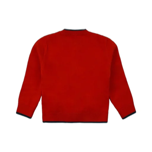 Stella Mccartney Kids Floral-Appliqué Buttoned Knitted Cardigan