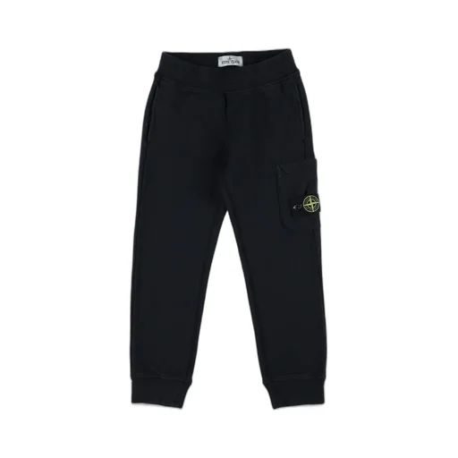Stone Island Junior Logo Patch Jogging Pants
